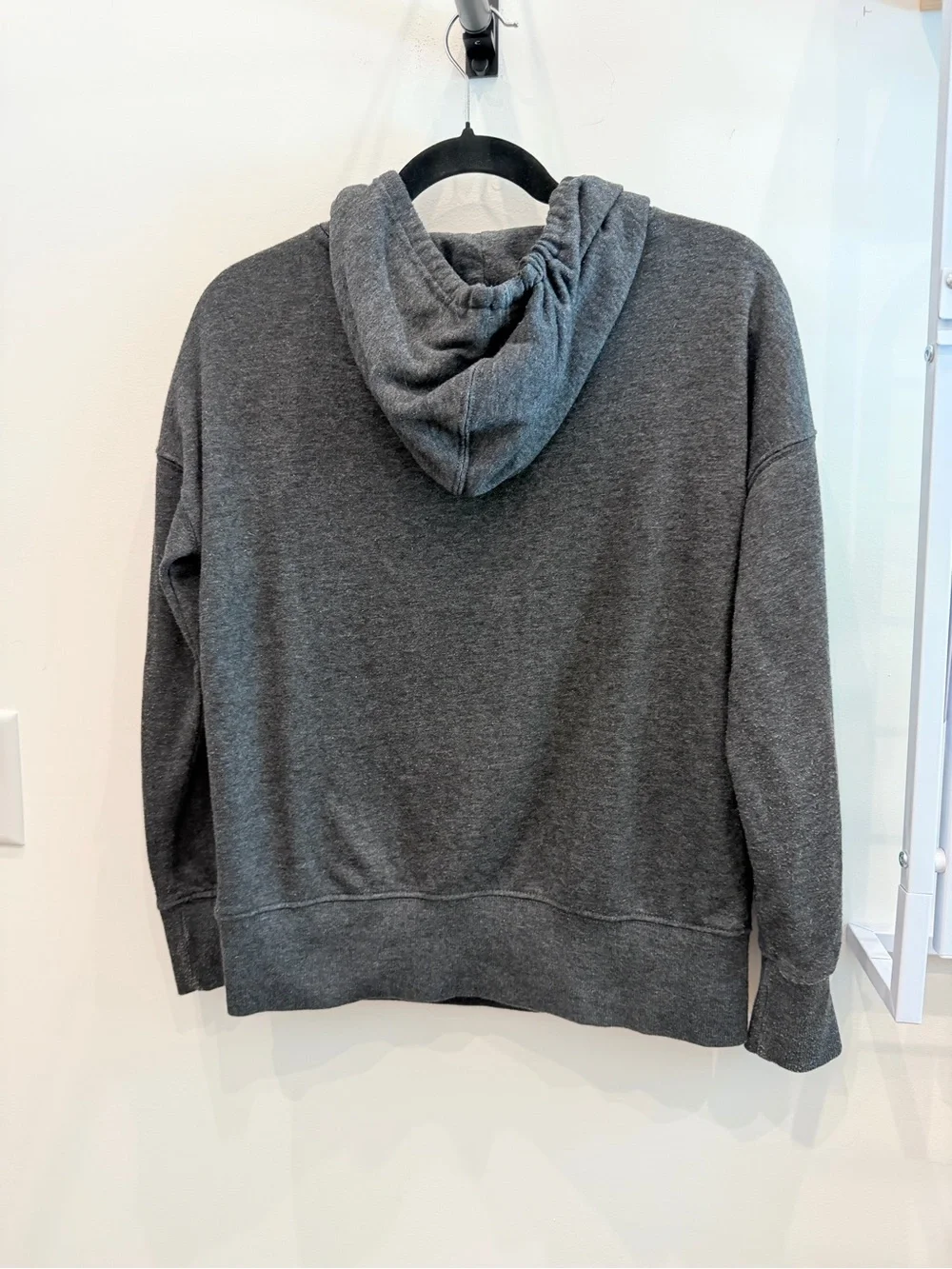 NFL New England Patriots Gray Hooded Sweatshirt - Size S
